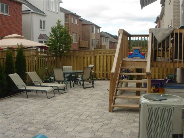 Yard With Tables And Chairs