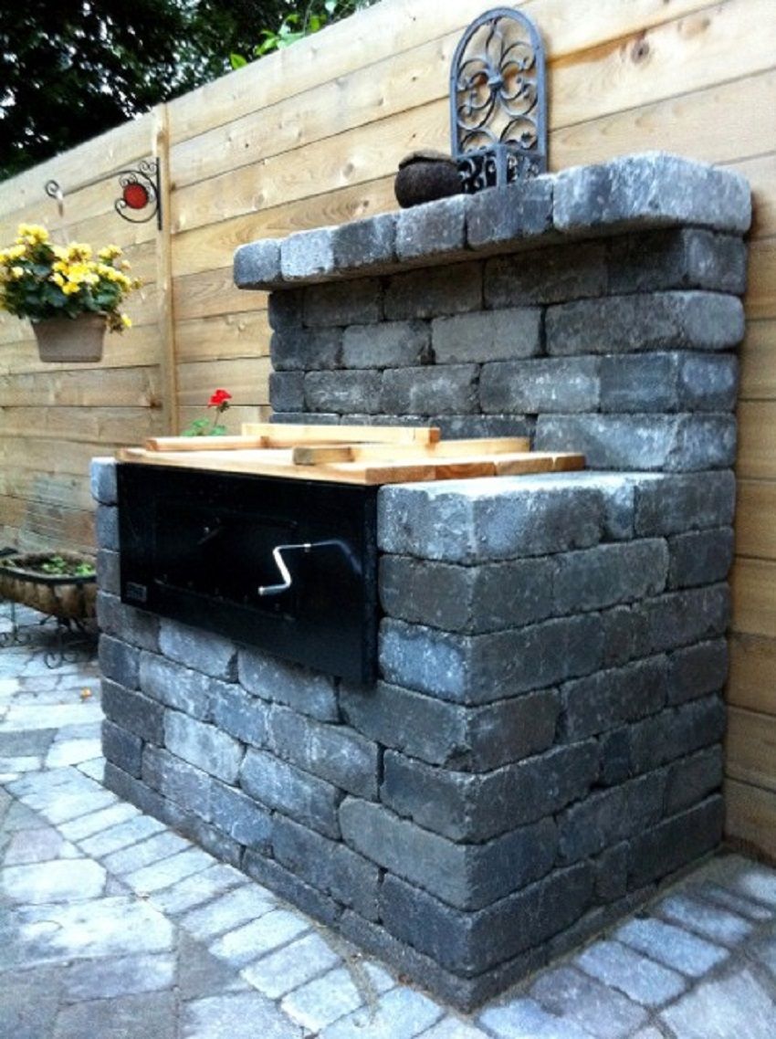 Stone Outdoor Grill